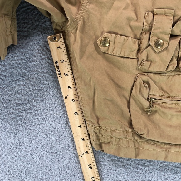 Prps Shorts Mens 32 khaki Cargo Military Paratrooper Ripstop Y2K Pockets Zip - Picture 13 of 14